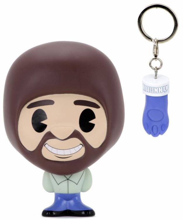 KIDROBOT x BHUNNY 4" STYLIZED FIGURES Hello Kitty, Bob Ross, Beetlejuice, Sponge