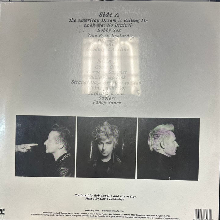 Green Day - Saviors Vinyl LP Record