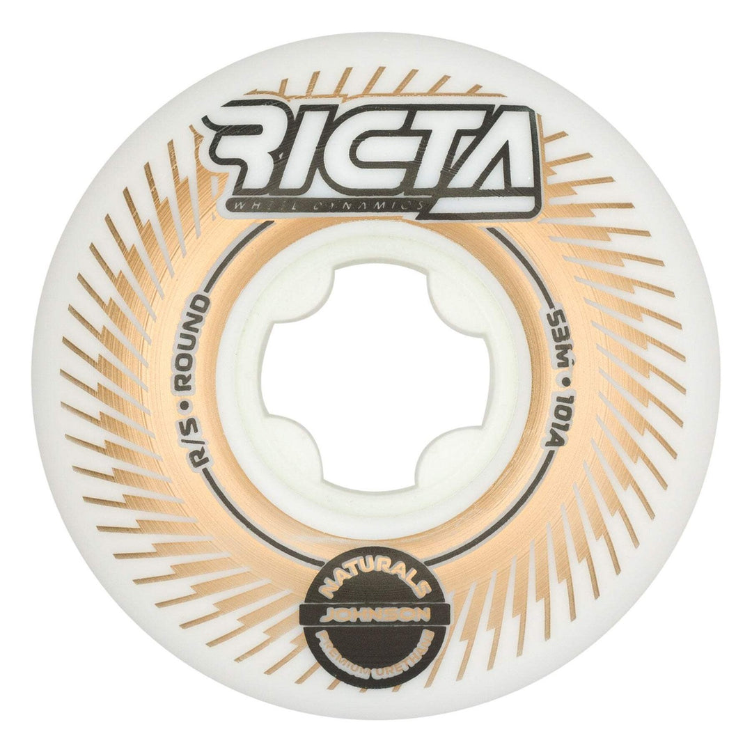 Ricta Johnson Impeller Naturals Round 53mm 101a Skateboard Wheels