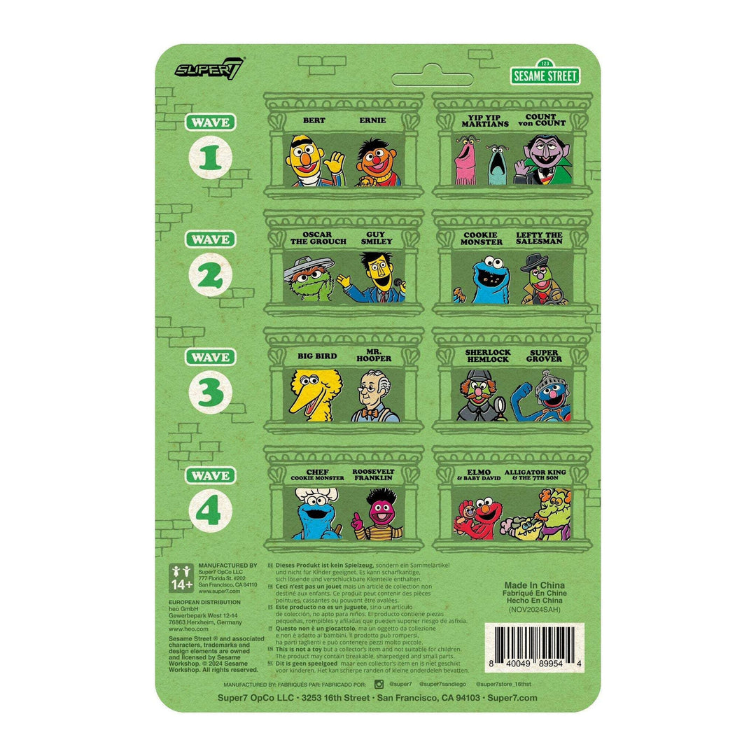Super7 x Sesame Street - Elmo ReAction Figure