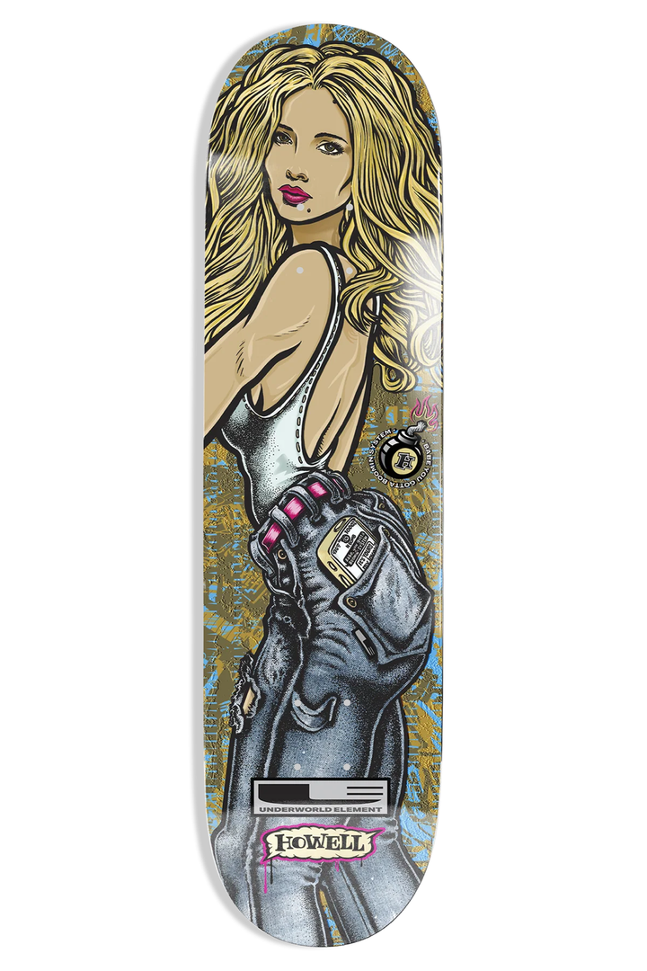 Underworld Element Howell Boomin System EX7 8.5" Skateboard Deck