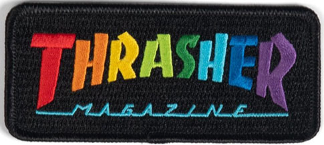 Thrasher Magazine Rainbow Patch