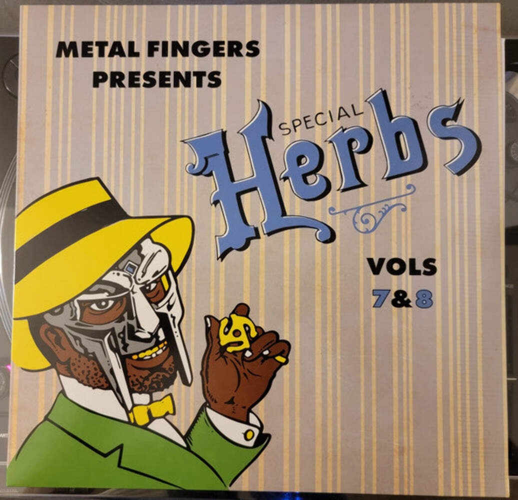 Metal Fingers ( MF DOOM ) - Special Herbs Vol 7 & 8 2x (Sky Blue Color Vinyl) LP