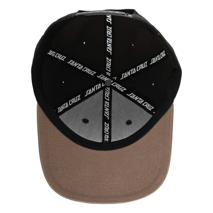 Santa Cruz Cruz Label Snapback Structured Hat