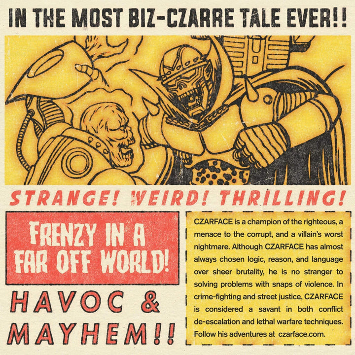 Super7 x CZARFACE (ORANGE & BLACK) ReAction Figure