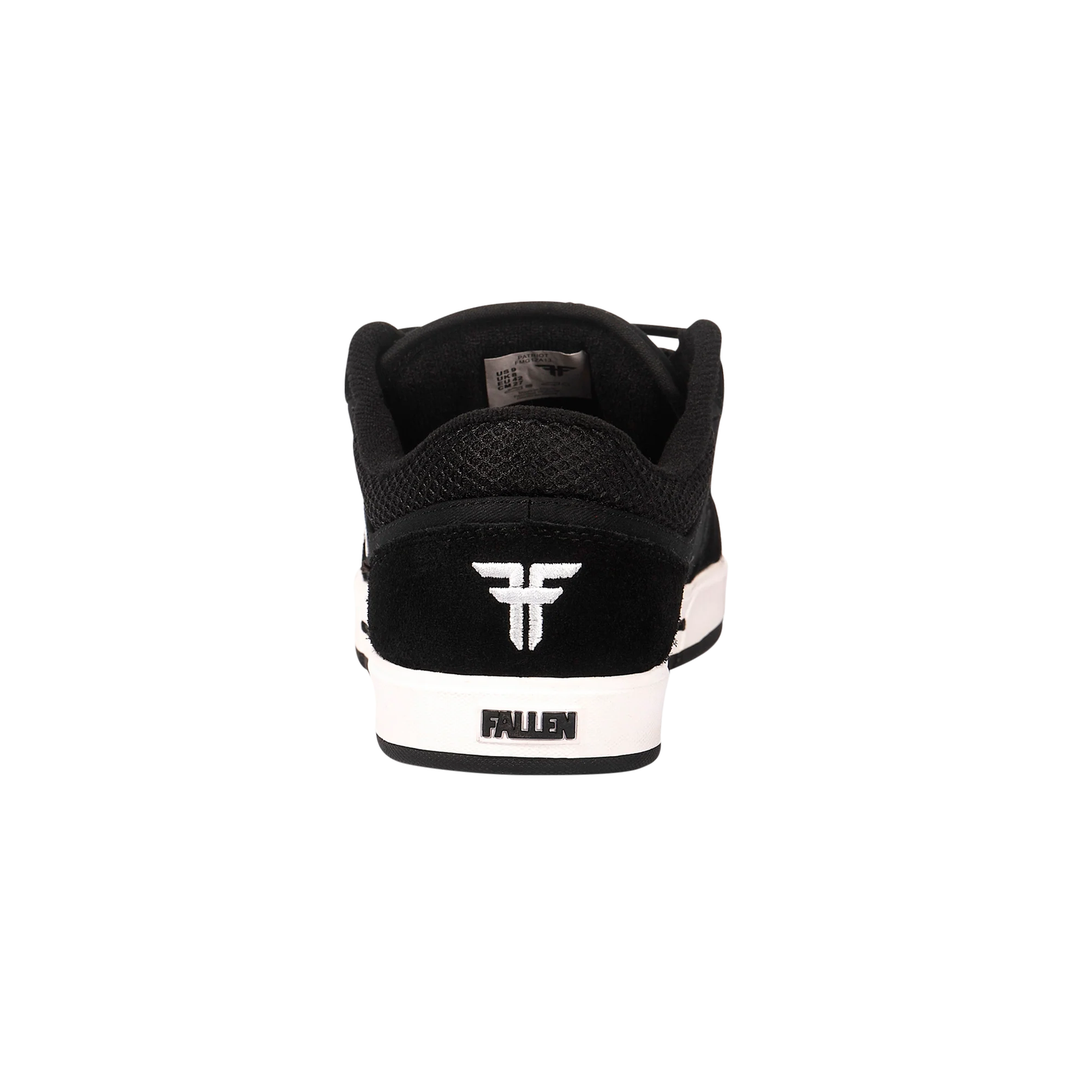 Fallen Patriot Black/White Skateboard Shoes