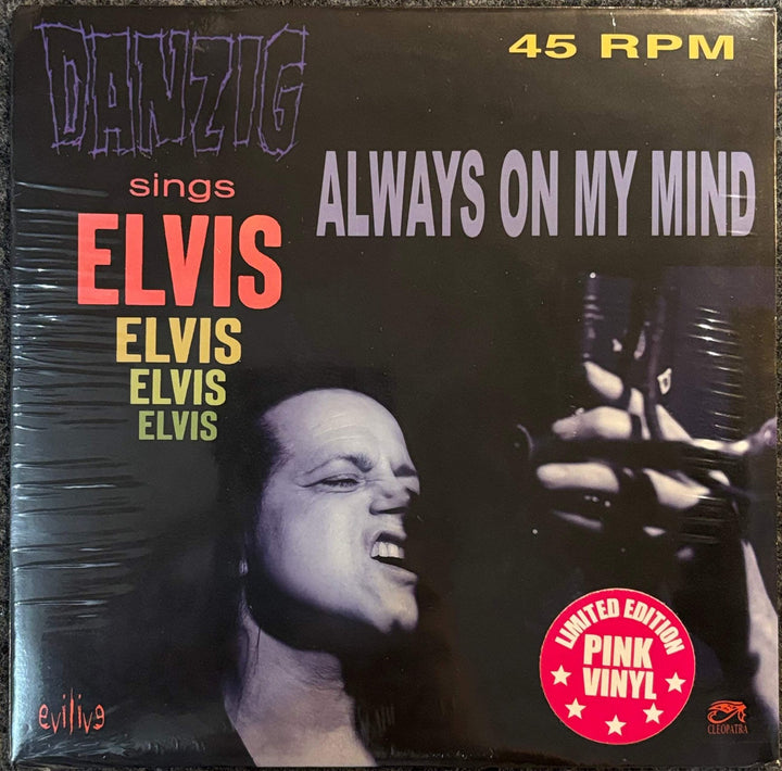 DANZIG – ALWAYS ON MY MIND (LIMITED EDITION PINK VINYL) 7" Vinyl Record