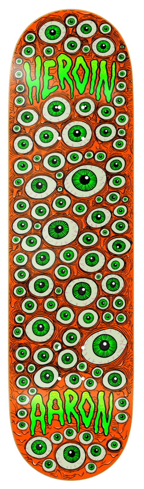 HEROIN Wilson Eyes 8.75" SKATEBOARD DECK