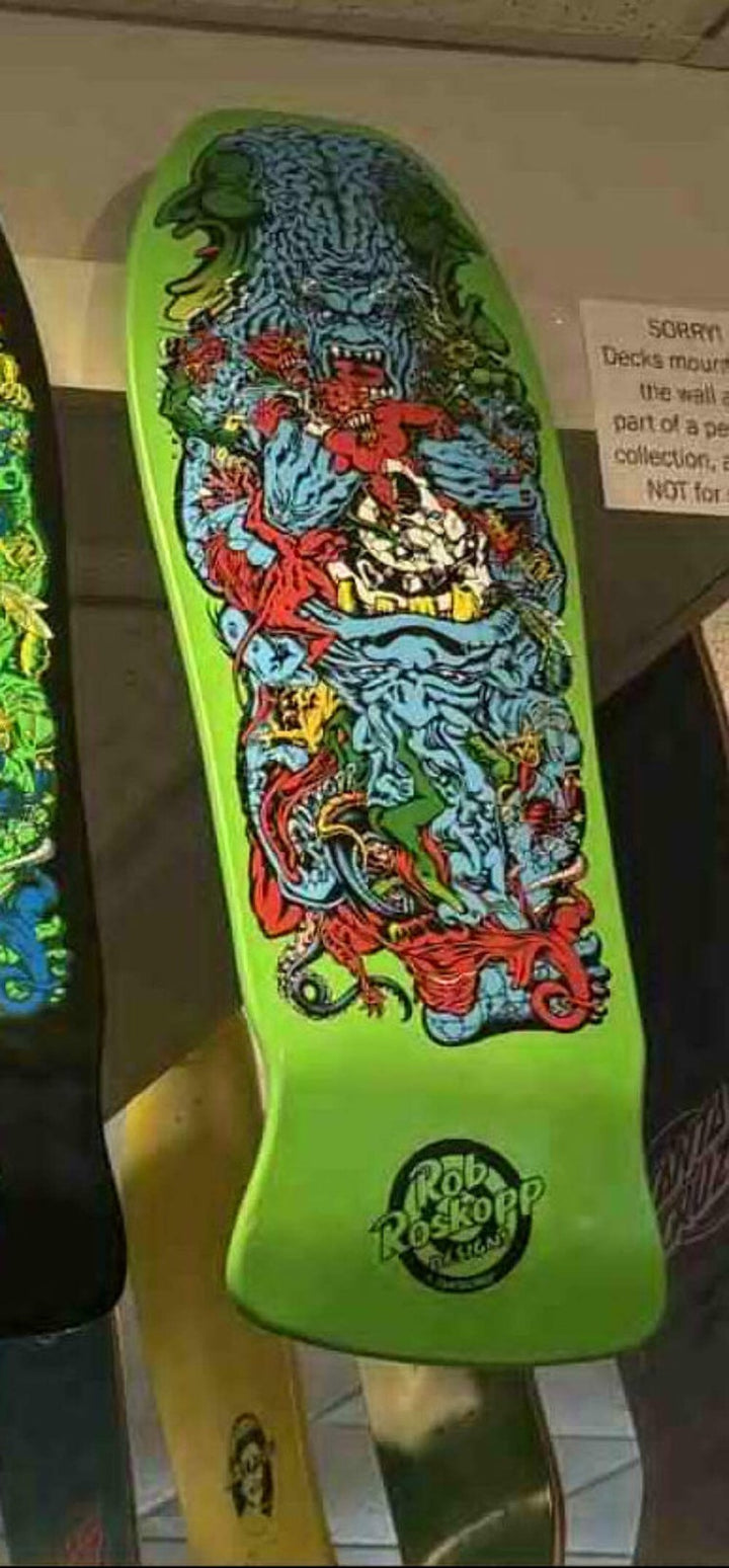 Santa Cruz Roskopp Target 5 Green 2016 10.125" Skateboard Deck