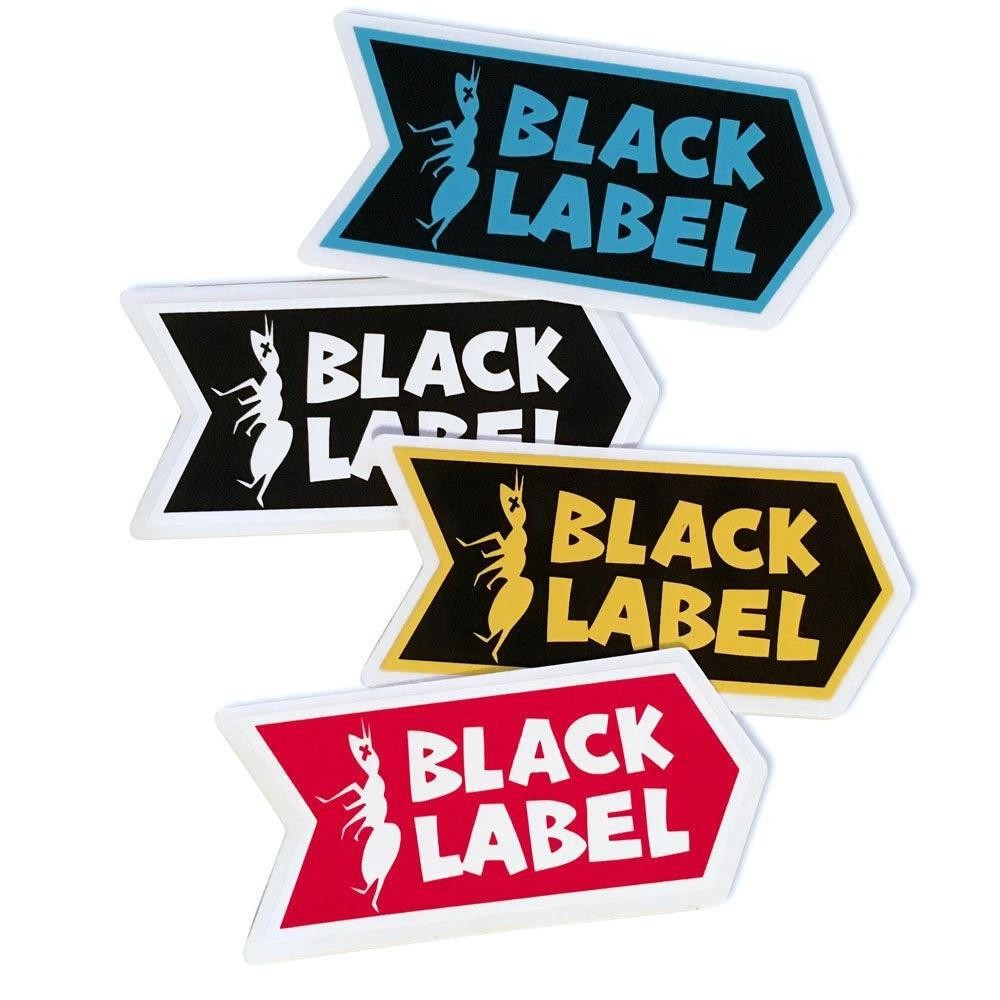 Black Label Skateboards Ant Logo Sticker
