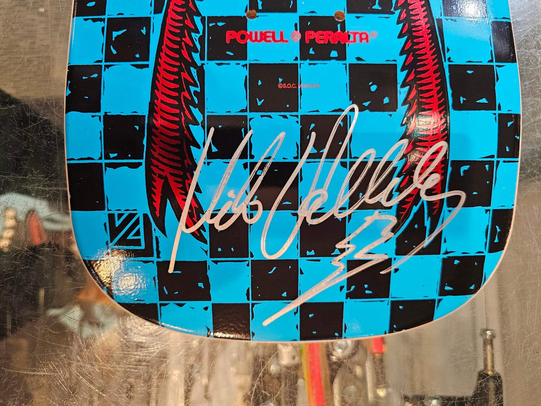 Powell Peralta Mike Vallely "Bug" Red Foil [Autographed] Skateboard Deck