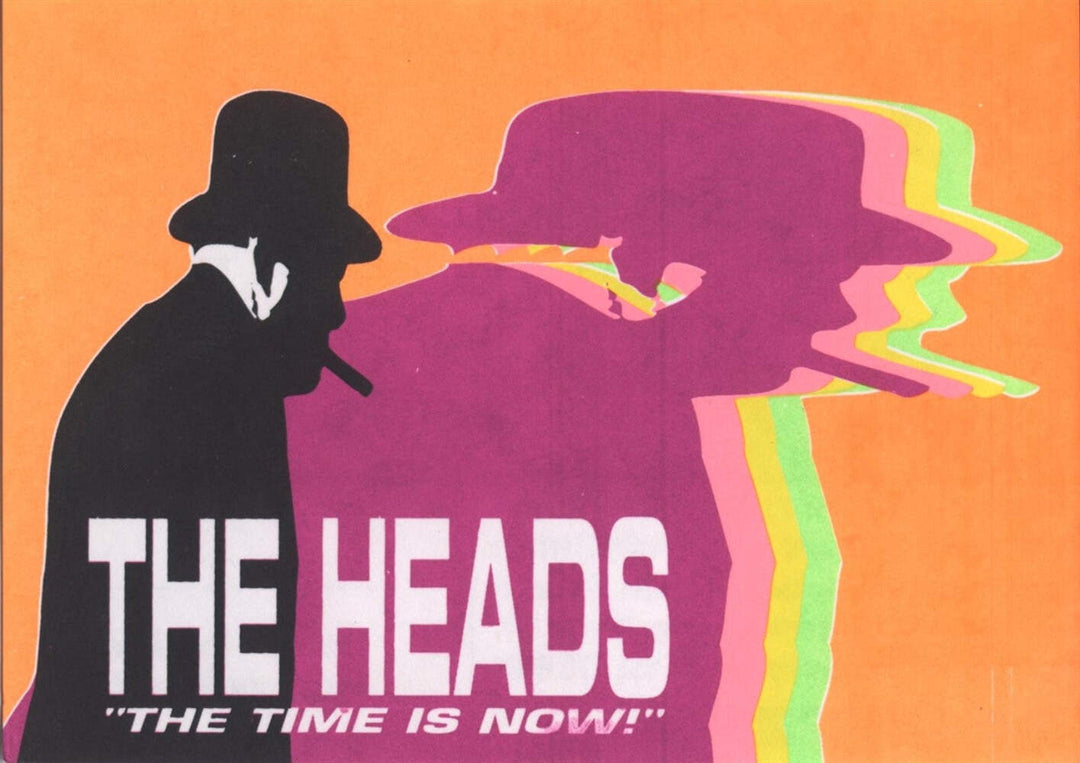 Man'S Ruin Records The Heads Postcard Artwork By Frank Kozik