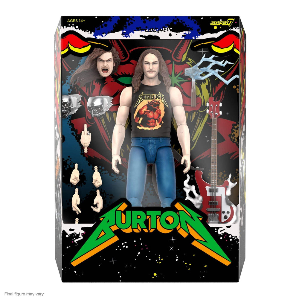 Super7 X Cliff Burton Ultimates Cliff Burton (Superhero Poster) Figure Metallica