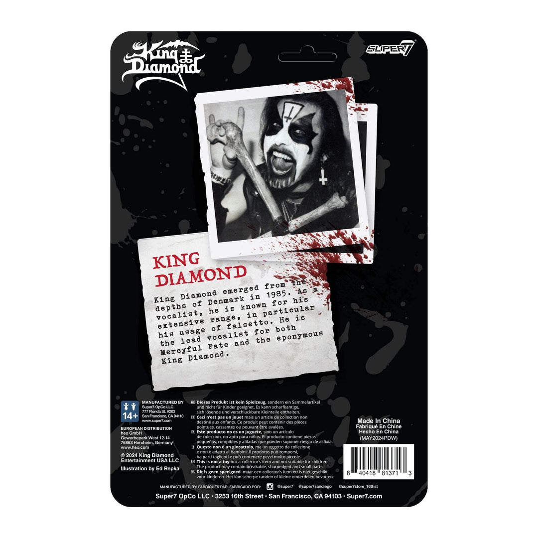 Super7 x KING DIAMOND ReAction Figure
