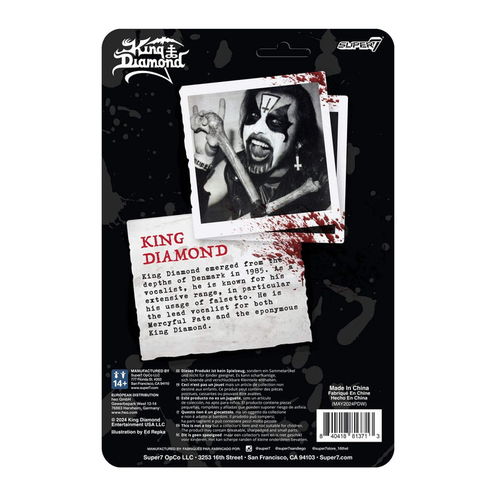 Super7 x KING DIAMOND ReAction Figure
