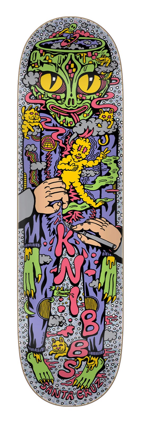 Santa Cruz Knibbs Reptilian 8.5" Skateboard Deck