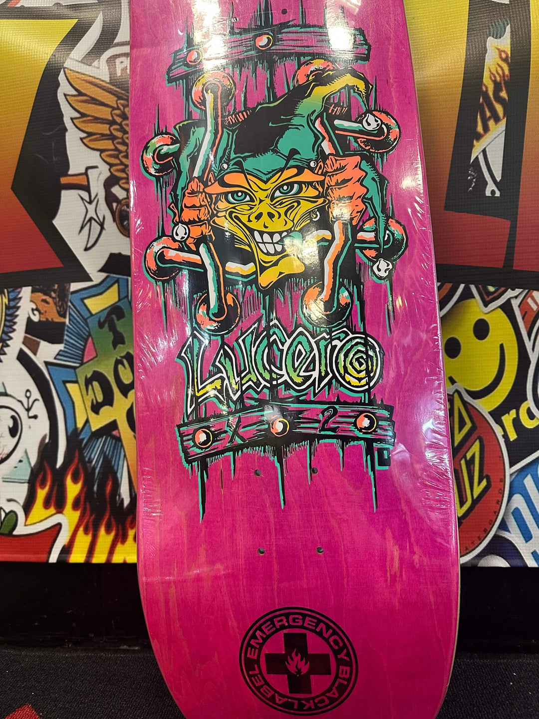 BLACK LABEL JOHN LUCERO "X2" 9.5" TUGBOAT SKATEBOARD DECK