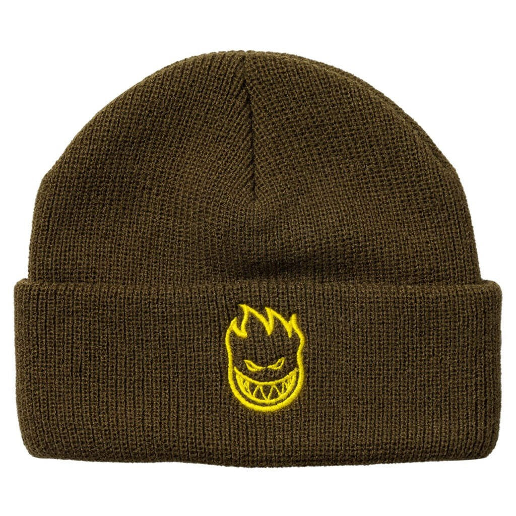 Spitfire Bighead Cuff (Brown/Yellow) Beanie