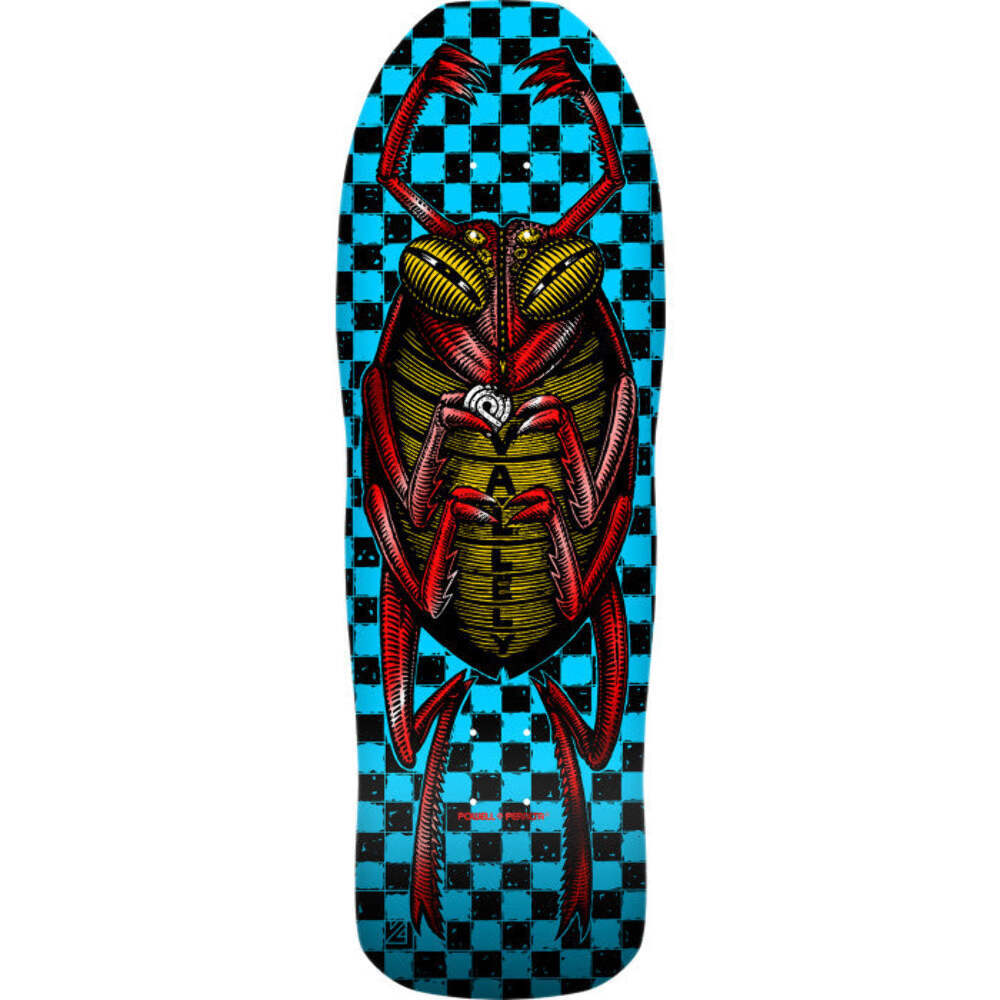 Powell Peralta Mike Vallely "Bug" Red Foil [Autographed] Skateboard Deck