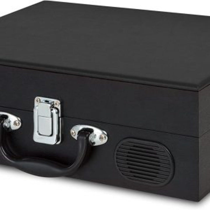 Ion Motion Portable Suitcase Turntable Vinyl LP Record Player With Built-In Spea