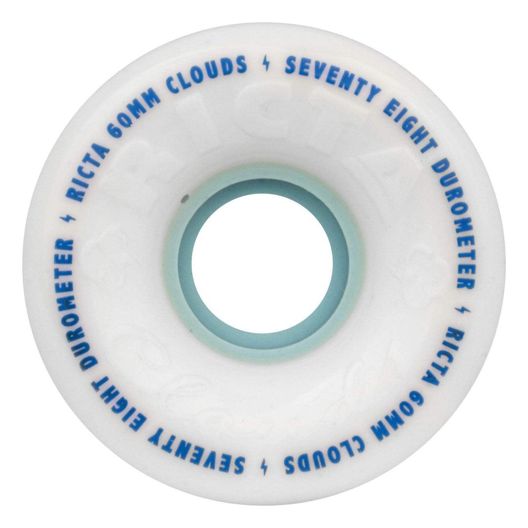 Ricta Clouds White 60mm 78a Skateboard Wheels