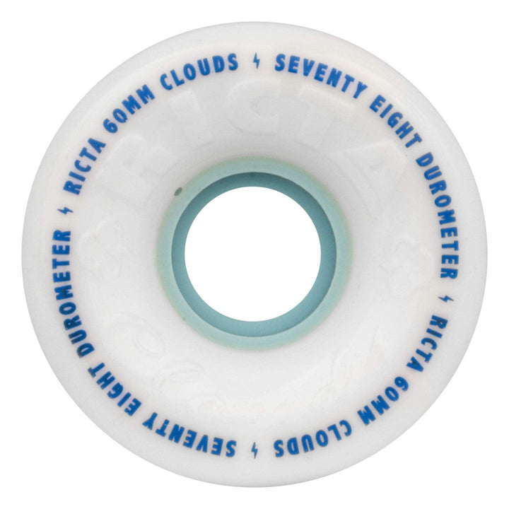 Ricta Clouds White 60mm 78a Skateboard Wheels