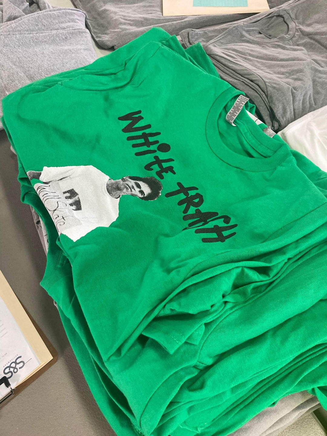 White Trash "Will Skate For Food" Skateboard T-Shirt