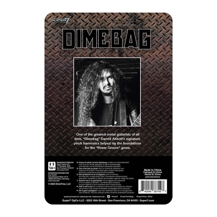 Super7 x Dimebag Darrell (Culprit) ReAction Figure