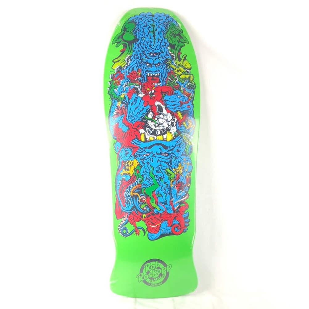 Santa Cruz Roskopp Target 5 Green 2016 10.125" Skateboard Deck