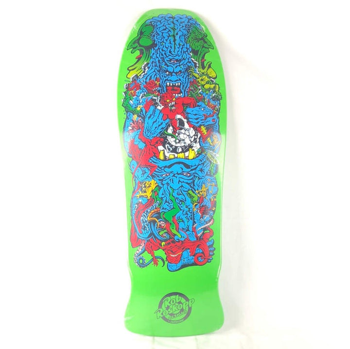 Santa Cruz Roskopp Target 5 Green 2016 10.125" Skateboard Deck