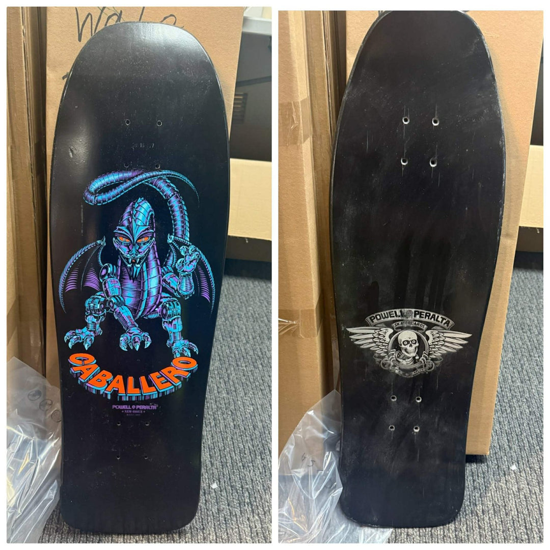 Powell Peralta Steve Caballero Mechanical Dragon Black 10" Skateboard Deck