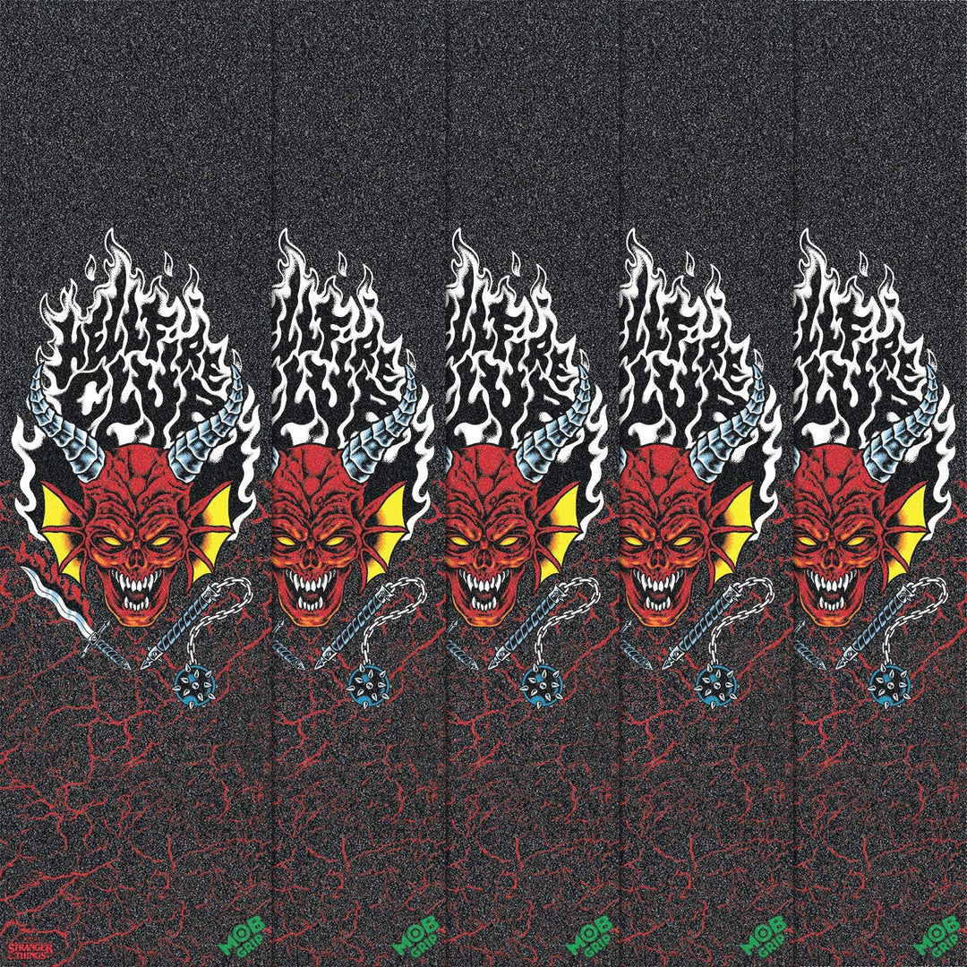 Mob x Stranger Things Hellfire Club 9" Skateboard Grip Tape