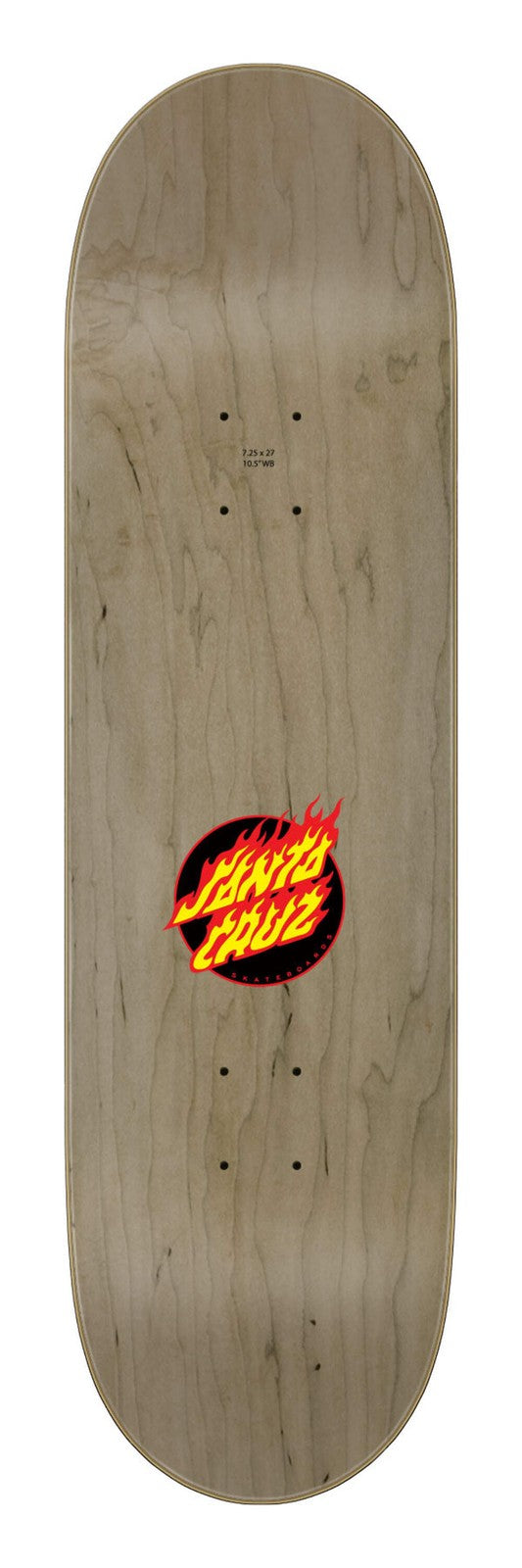 Santa Cruz Flame Dot 7.25" Skateboard Deck