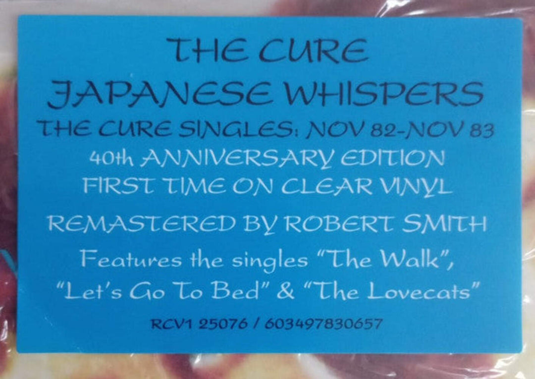 Cure, The – Japanese Whispers : The Cure : Singles Nov 82 - Nov 83 VINYL LP Reco