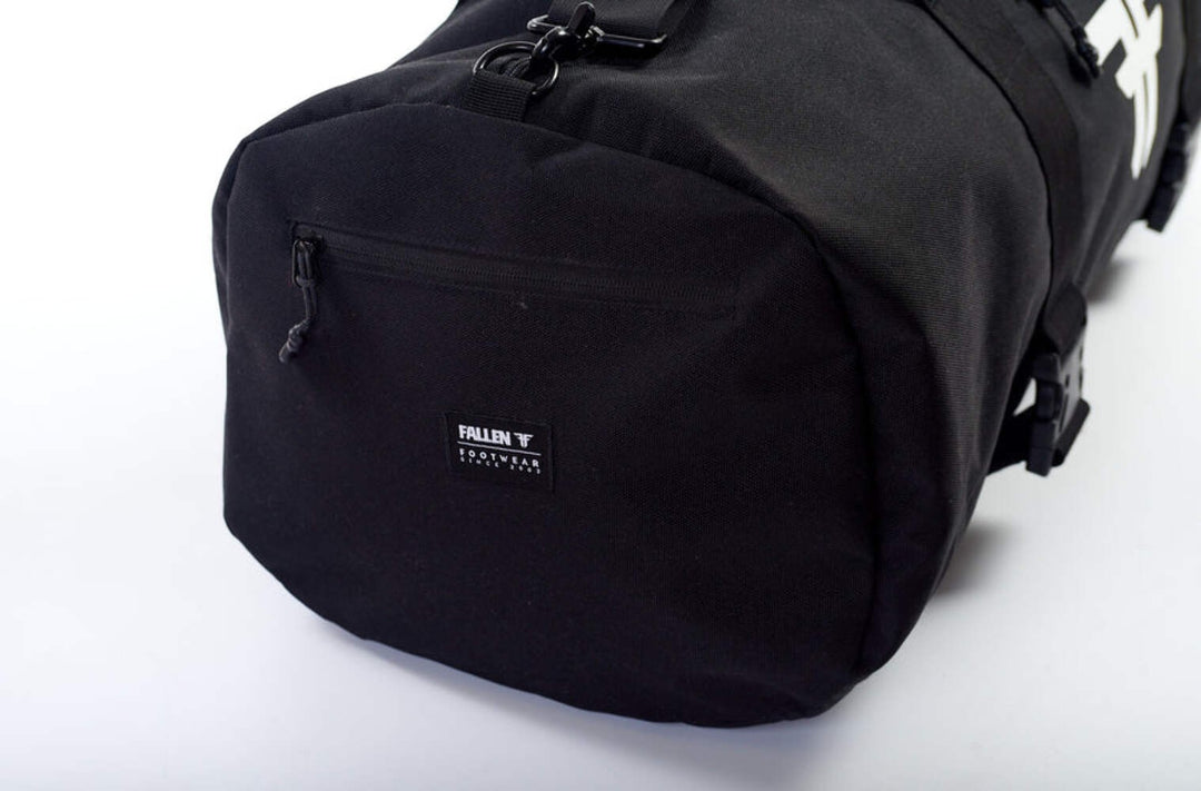 Fallen Utility Duffle Bag Black / White