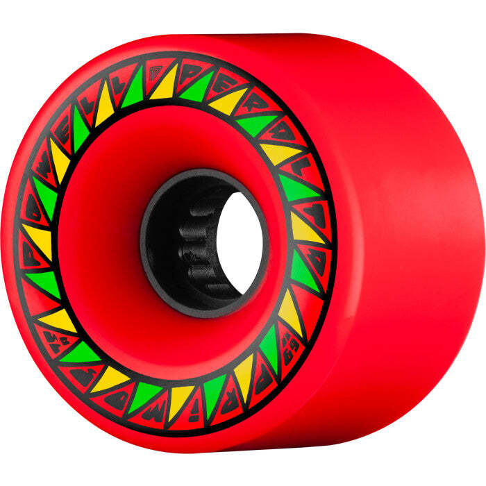 POWELL PERALTA PRIMO RED 75a 69mm SKATEBOARD WHEELS
