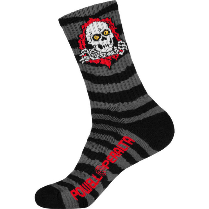 POWELL PERALTA RIPPER CHARCOAL / BLACK RIPS SOCKS