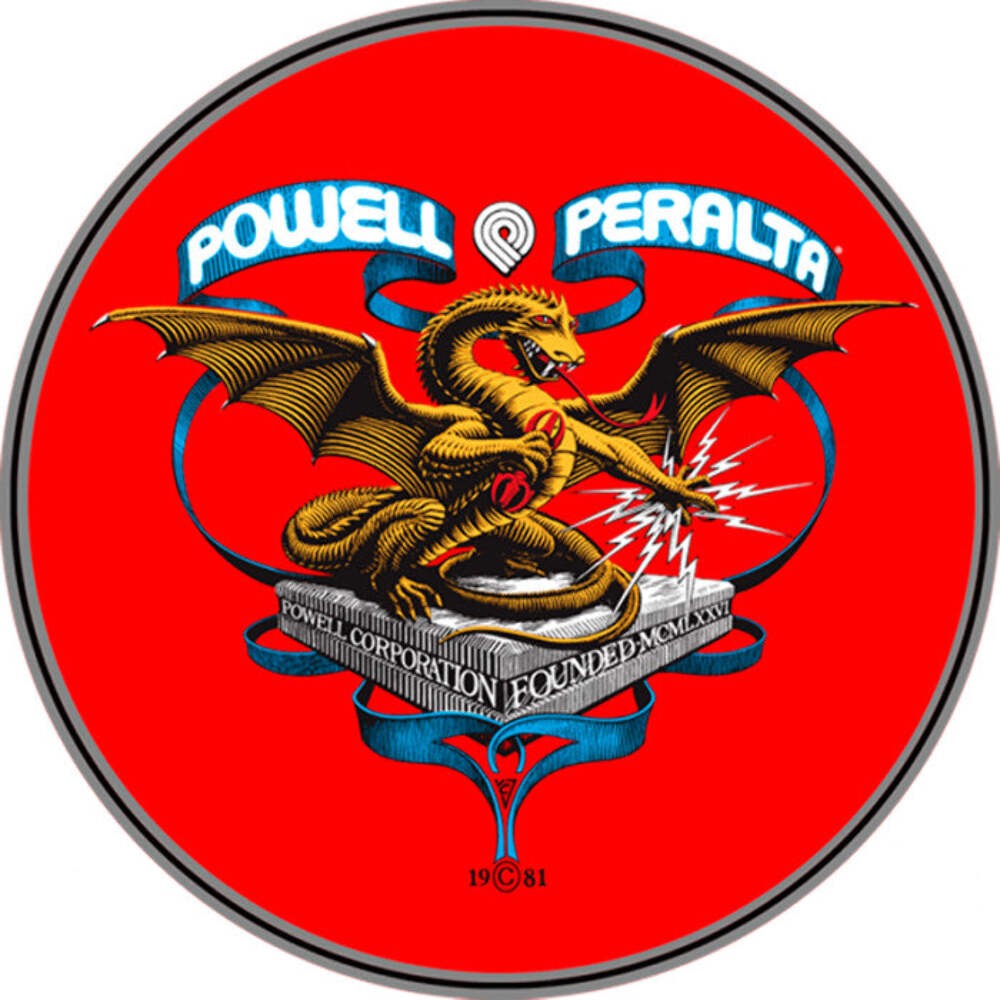 Powell Peralta Banner Dragon 4" Skateboard Sticker