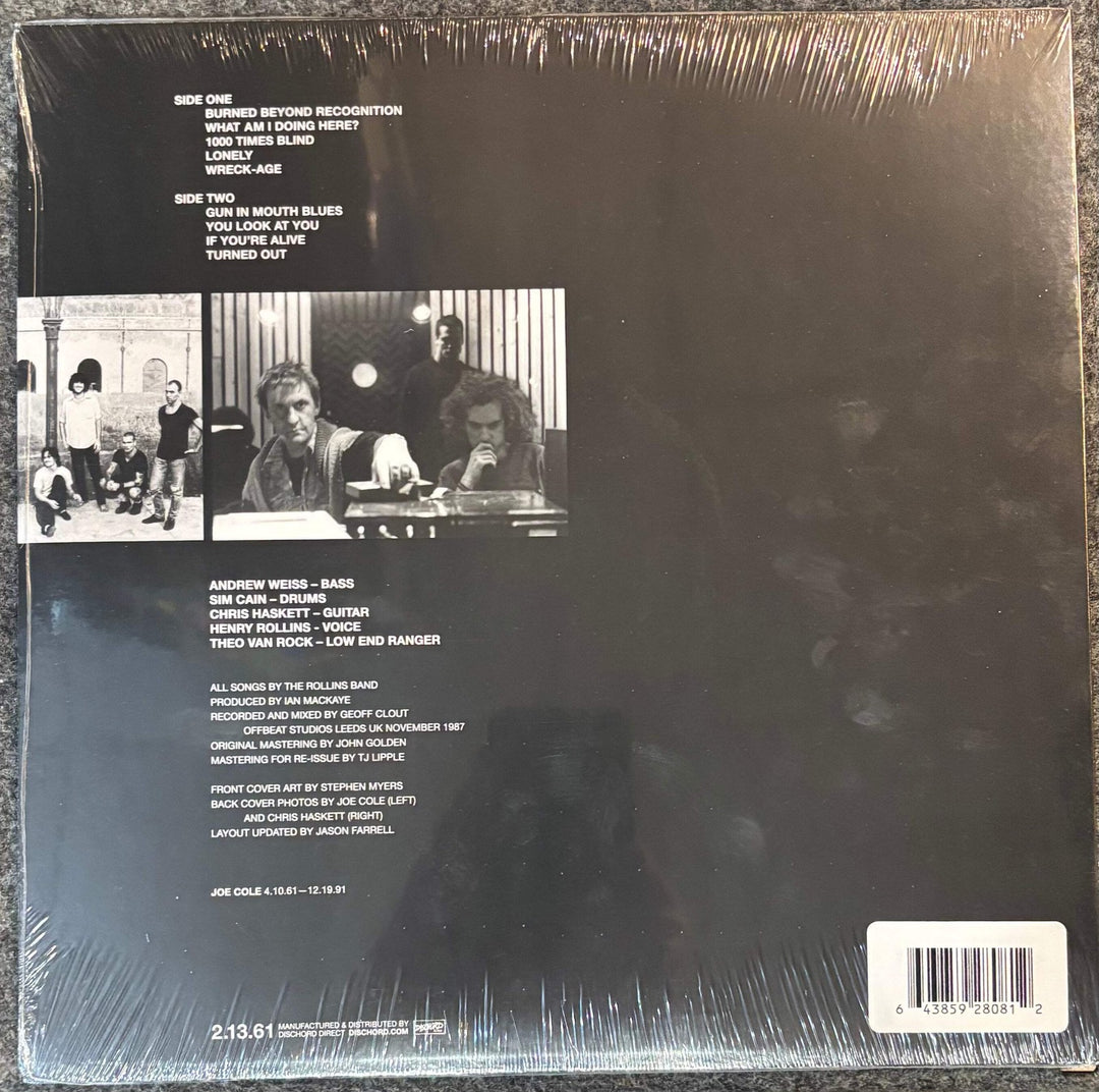 ROLLINS BAND – LIFE TIME Vinyl LP Record