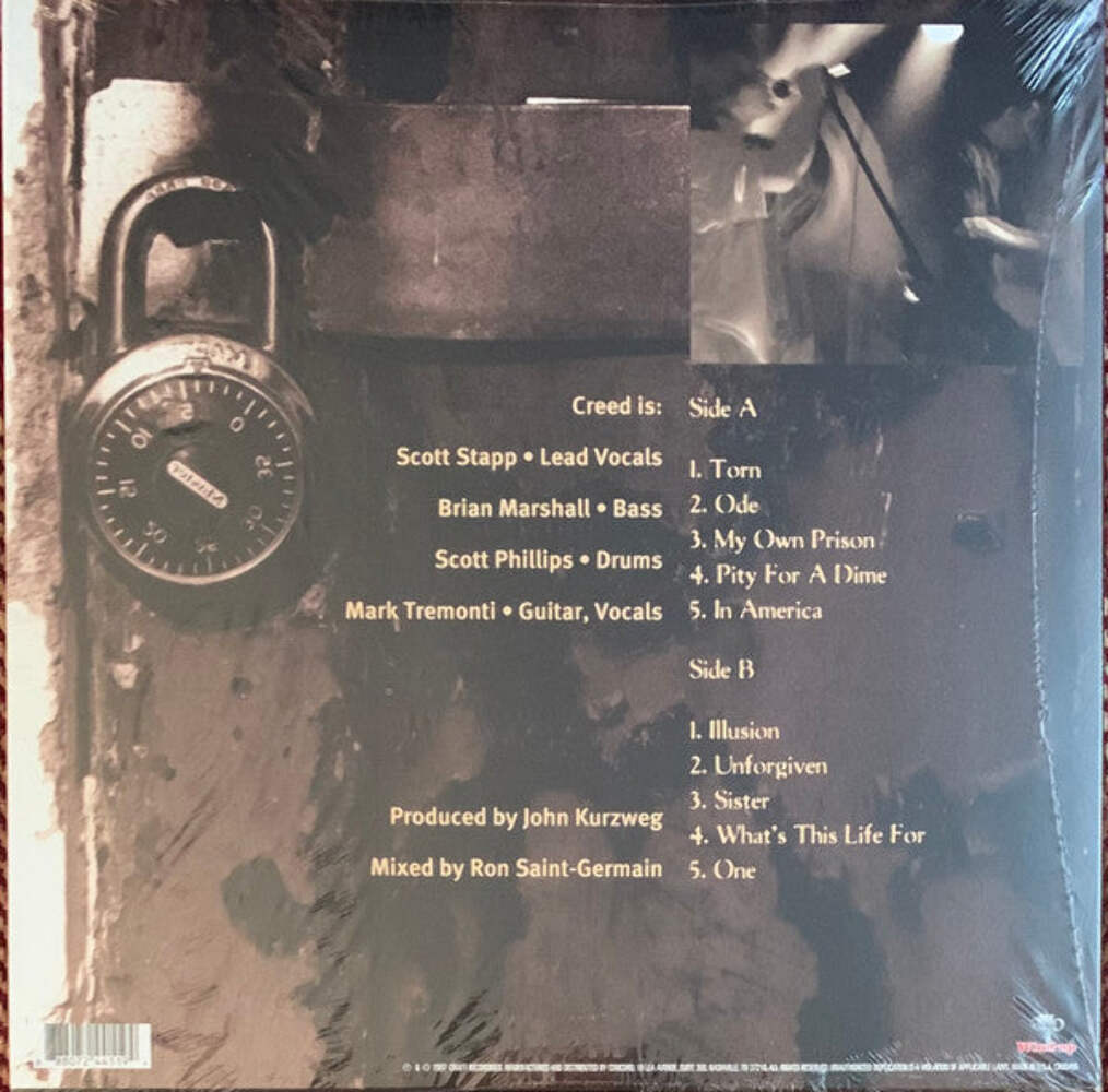 Creed - My Own Prison Vinyl LP Record