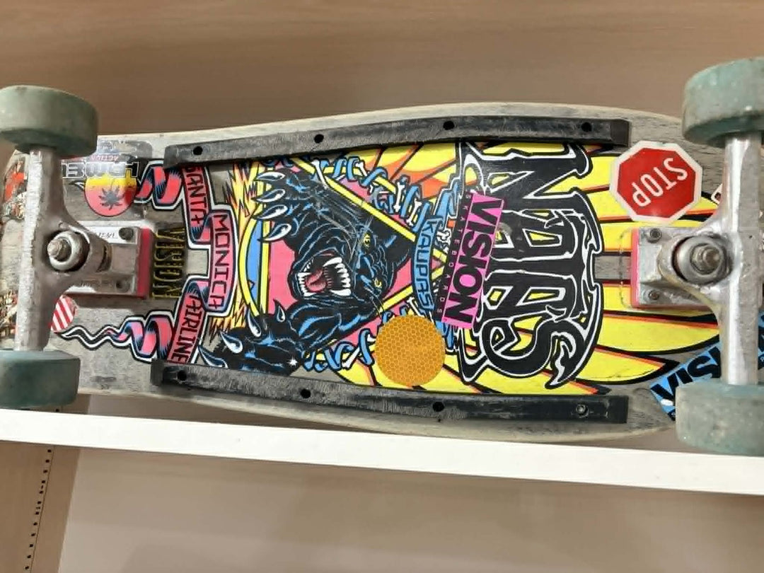 Santa Cruz Natas Kaupas Panther Original 80s Used Complete Skateboard