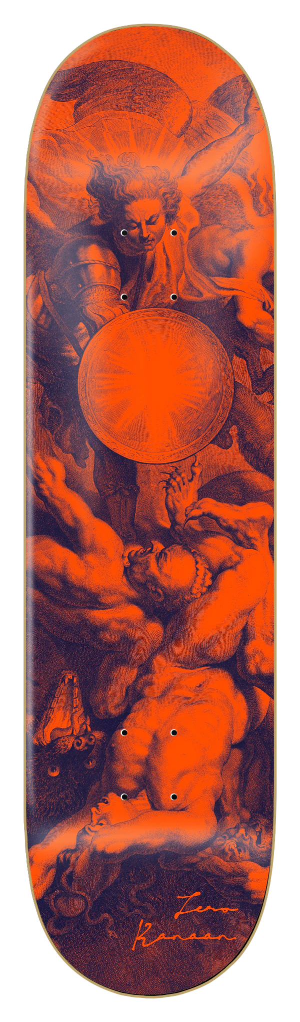 Zero Dern "Renaissance" 8.25" Skateboard Deck