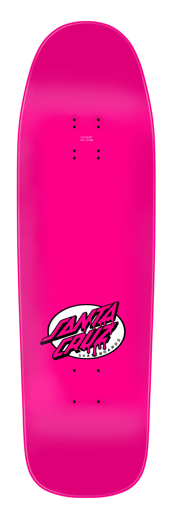 Santa Cruz Dressen Hannya Mask 9.3" Shaped Skateboard Deck