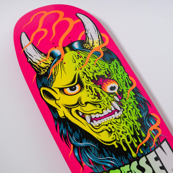 Santa Cruz Dressen Hannya Mask 9.3" Shaped Skateboard Deck