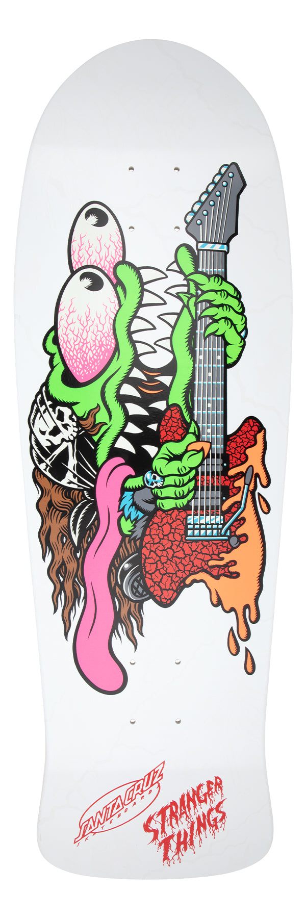 SANTA CRUZ x STRANGER THINGS SLASHER EDDIE REVEAL 10.1" SKATEBOARD DECK