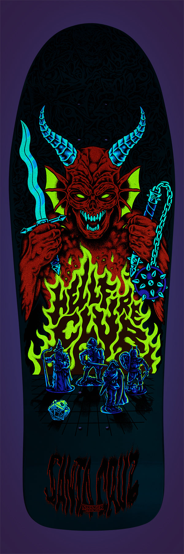 SANTA CRUZ x STRANGER THINGS KNOX HELLFIRE PIT 10.07