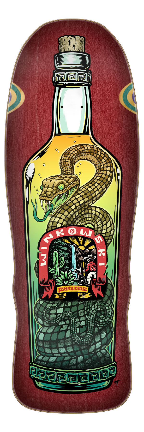 Santa Cruz Winkowski Agave Snake 10.35" Skateboard Deck