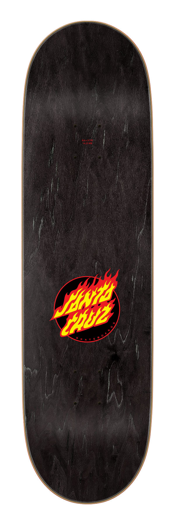 Santa Cruz Flame Dot 8.6" Skateboard Deck