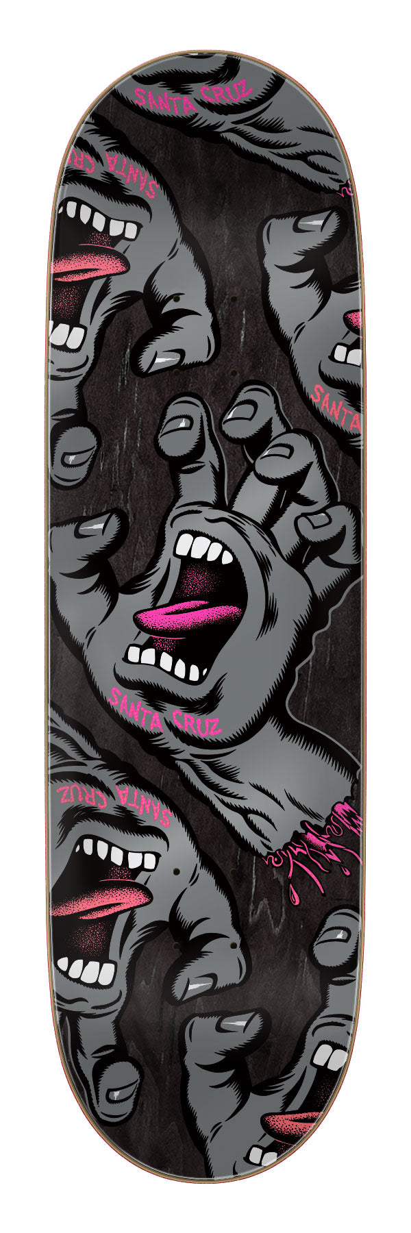 Santa Cruz Crowded Hand 9" Skateboard Deck