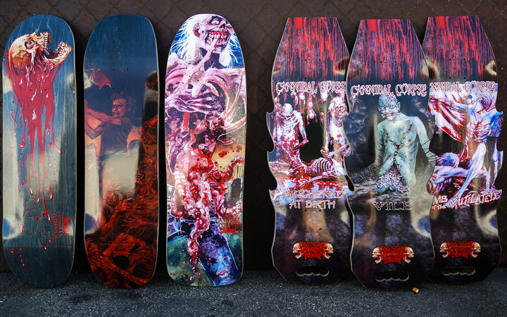 Creature x Cannibal Corpse "Corpse Eaten Back to Life" 9.34" Skateboard Deck
